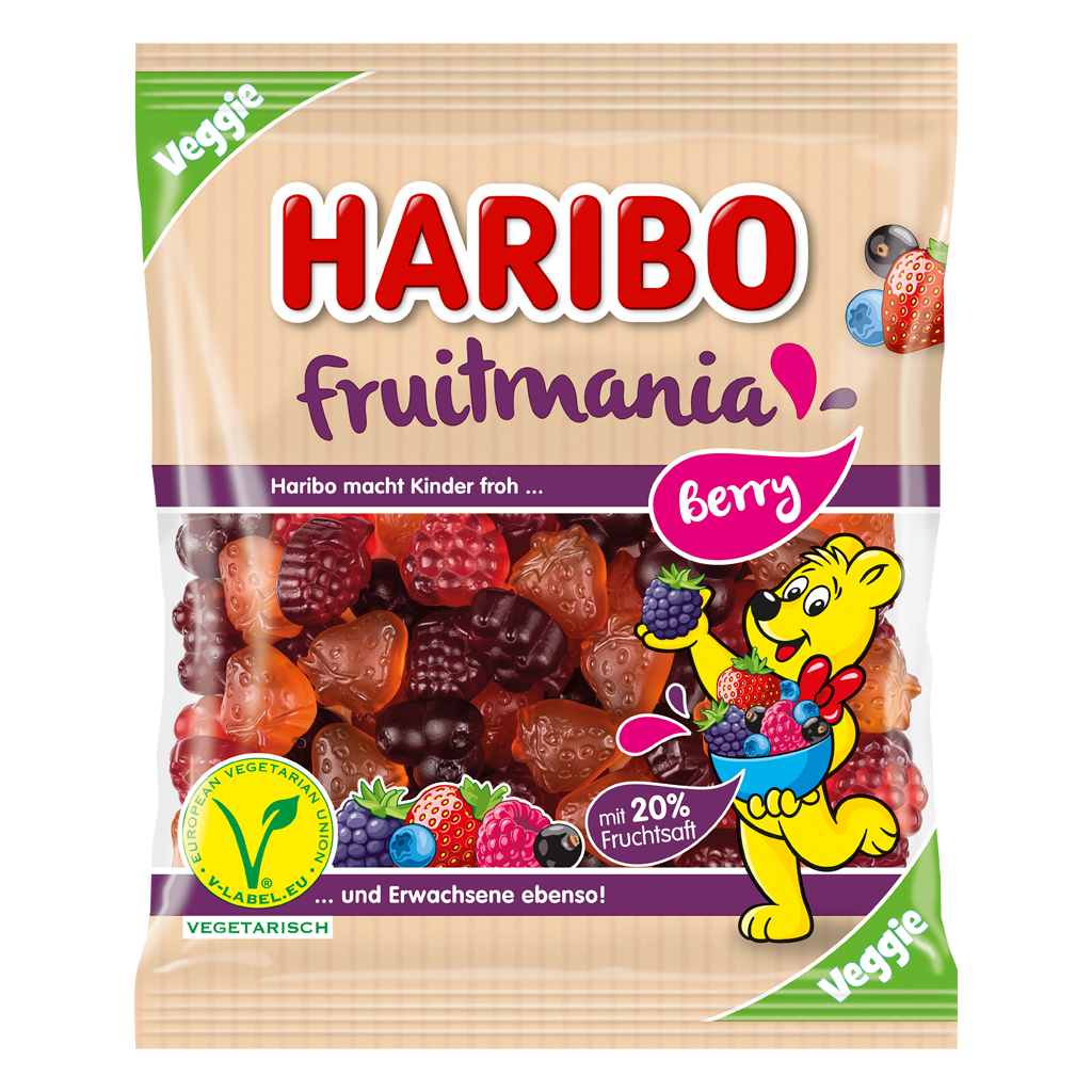 Haribo – Germany – Fruitmania Berry 20/5.64oz