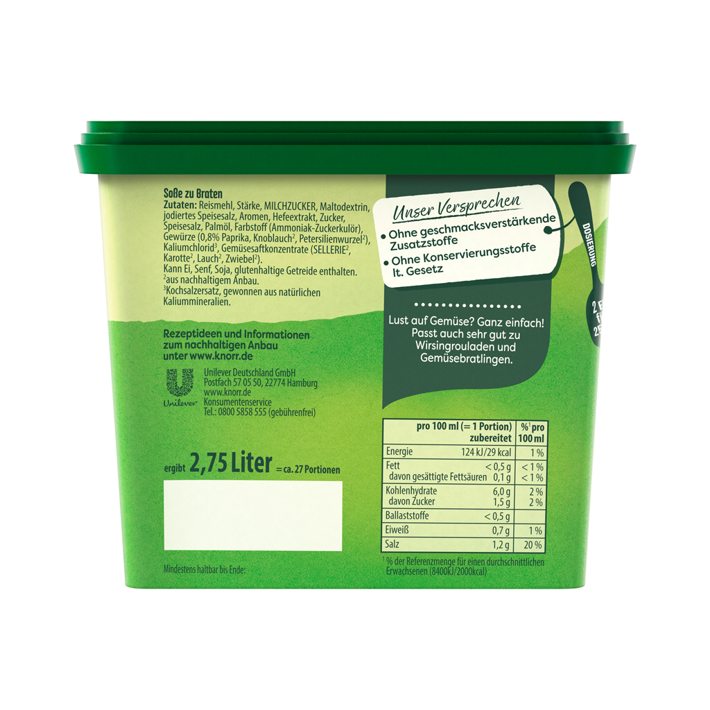 Knorr Basic Sauce Mix for Roasts Tub 6/8.92oz - Image 4