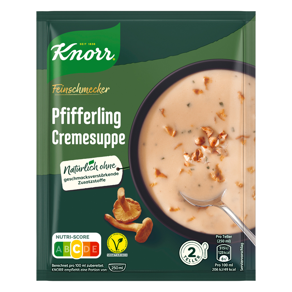 Knorr Feinschmecker Creamy Chanterelle Soup 18/1.98oz