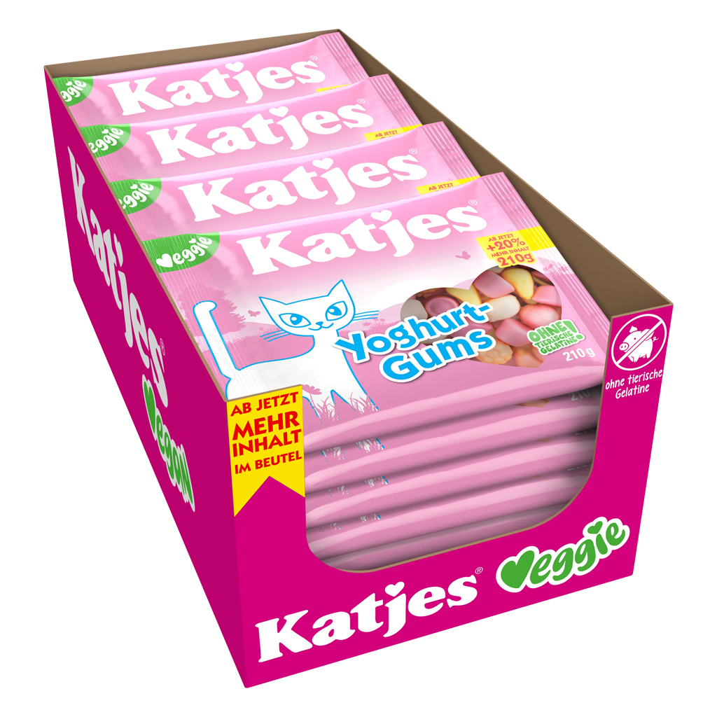 Katjes Yoghurt Gums 20/7.41oz
