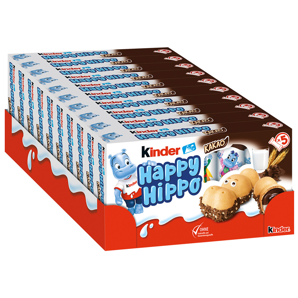 Ferrero Kinder Happy Hippo Cacao 10/3.65oz