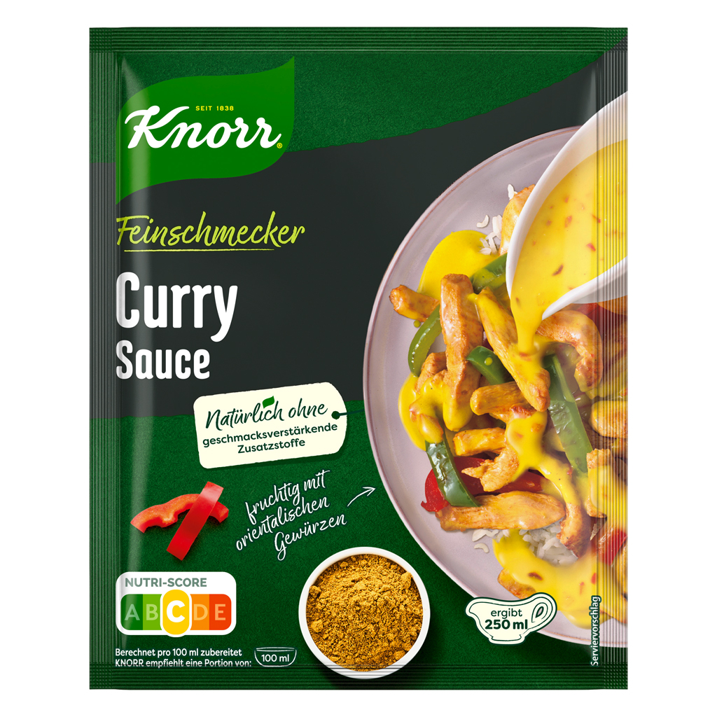Knorr Feinschmecker Curry Sauce 19/1.66oz