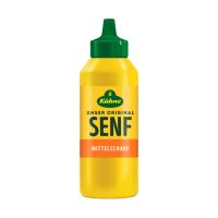Kuehne Medium Hot Mustard Squeeze Bottle 8/8.45fl.oz