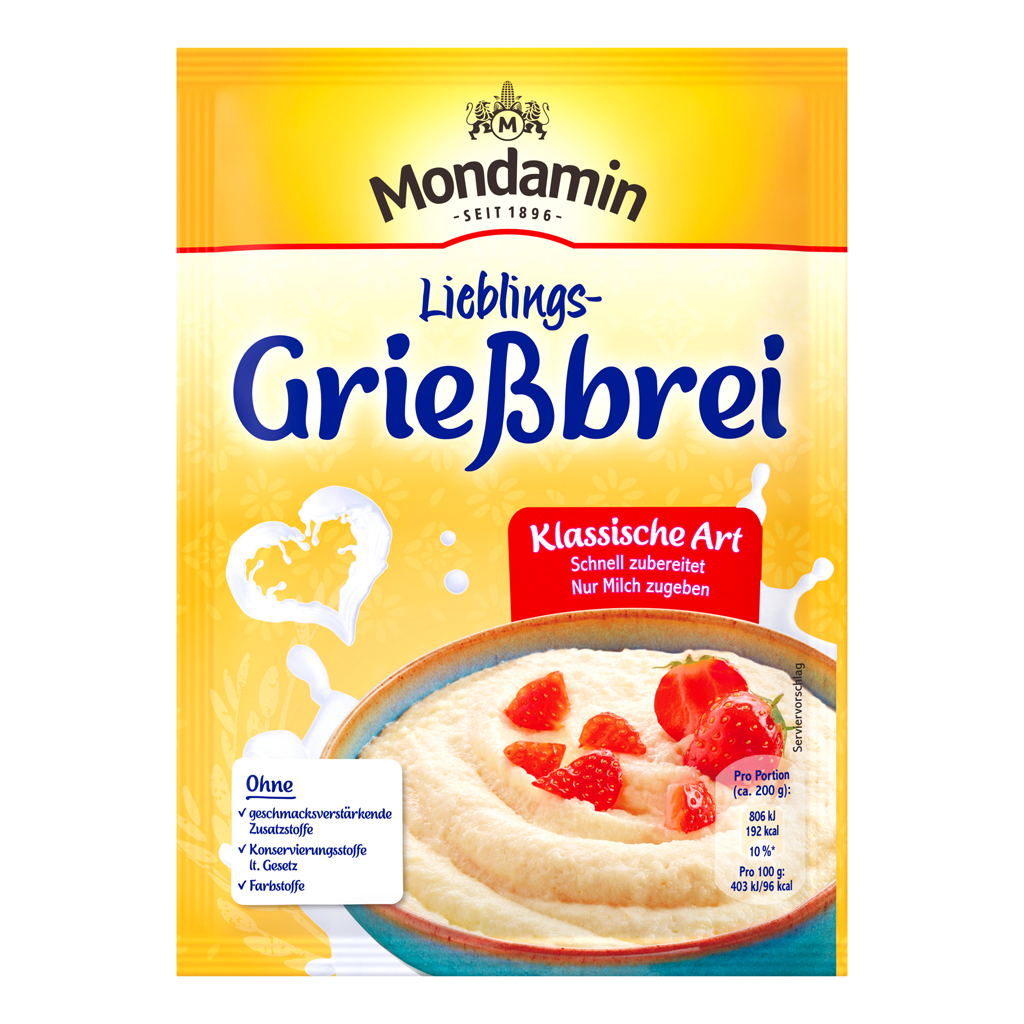 Mondamin Semolina Pudding Classic Style 8/3.14oz