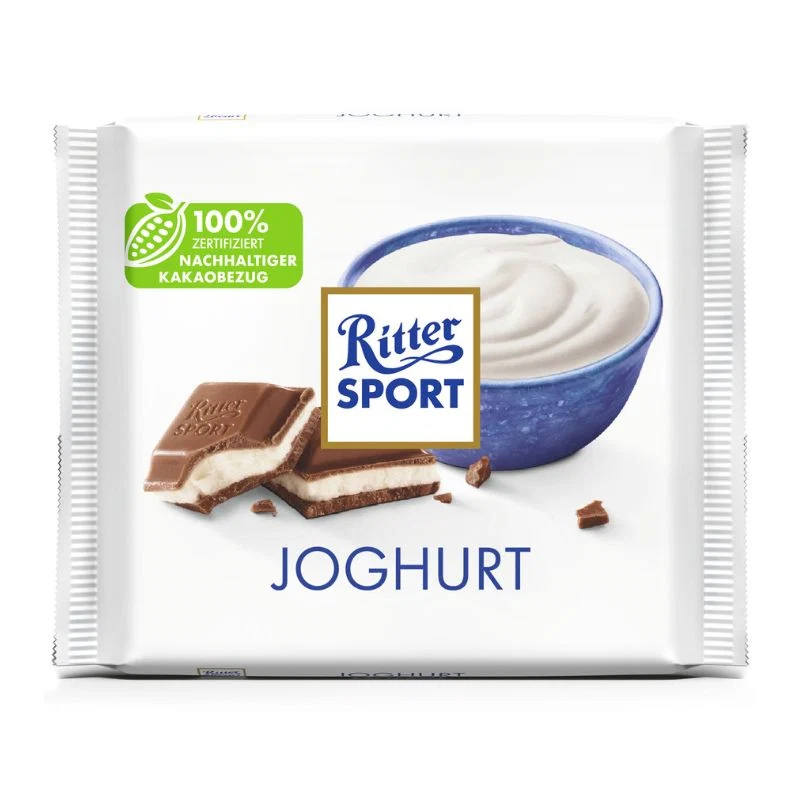 Ritter Yoghurt Chocolate 12/3.5oz