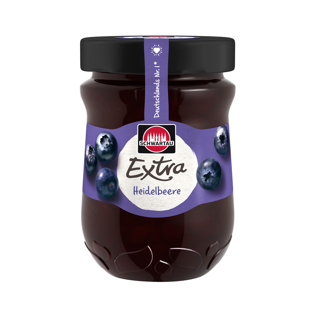 Schwartau Extra Blueberry Jam 8/12oz