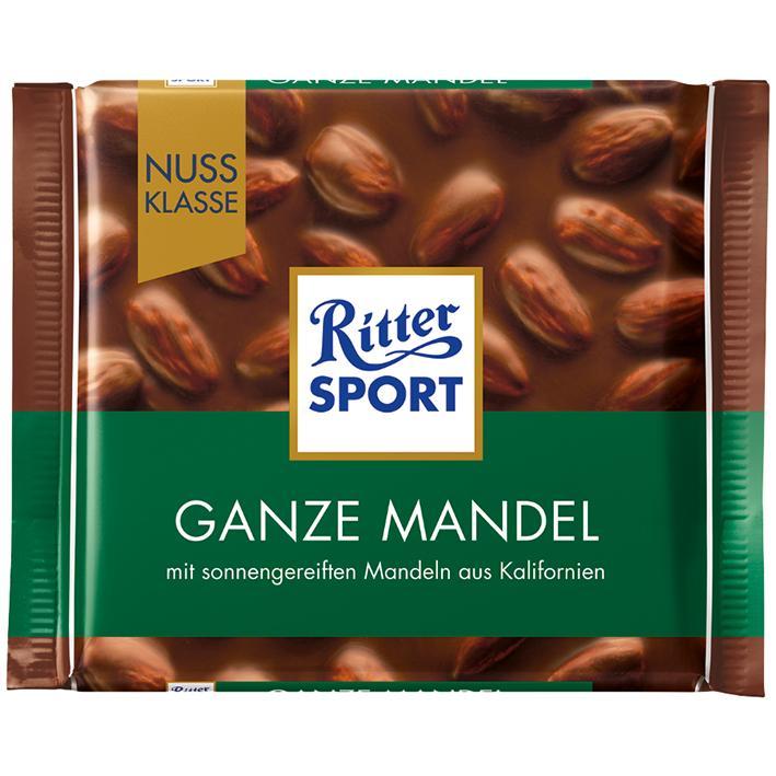 Ritter Chocolate With Whole Almonds 11/3.5oz