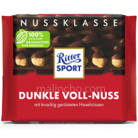 Ritter Dark Whole Nut Chocolate 10/3.5oz