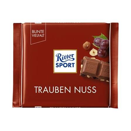 Ritter Grape Nut Chocolate 12/3.5oz