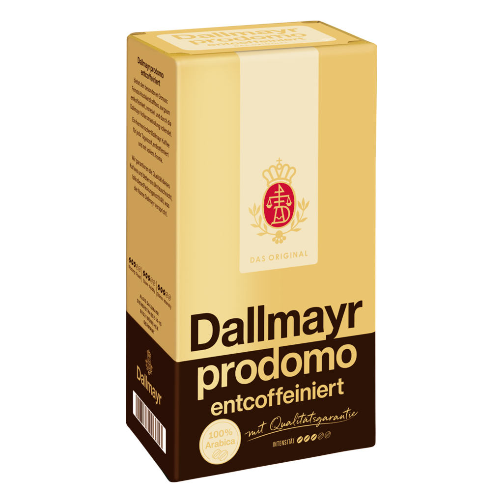 Dallmayr Prodomo Decaffeinated Ground Coffee 12/17.6oz