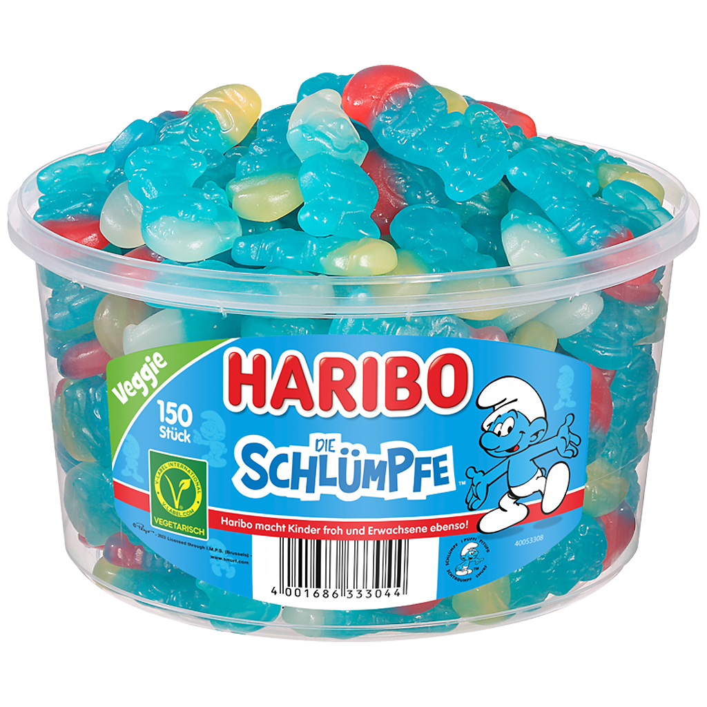 Haribo – Germany – The Smurfs Tub 6/2.98lbs