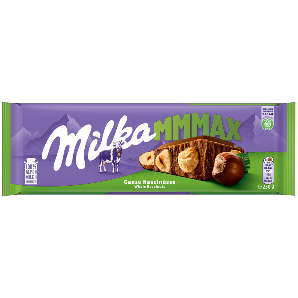 Milka Mmmax Whole Hazelnuts 14/8.82oz - Image 2