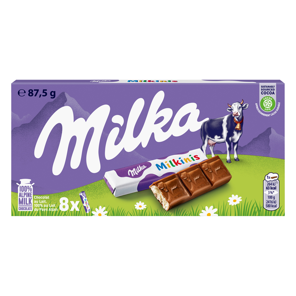 Milka Milkinis Chocolate Bars 20/3.09oz - Image 2