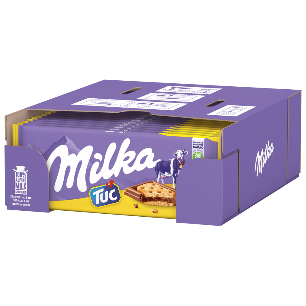 Milka & TUC Crackers 18/3.07oz