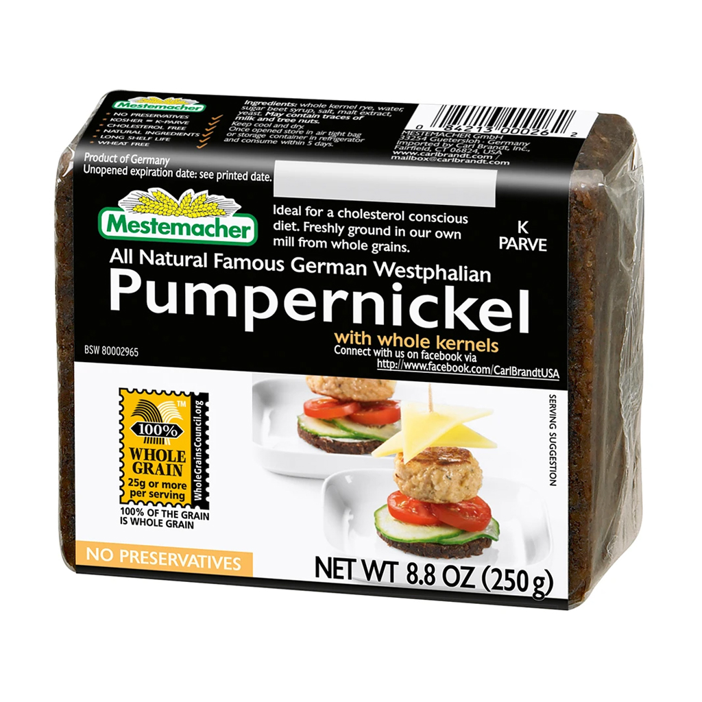 Mestemacher Westphalian Pumpernickel Bread 11/8.82oz