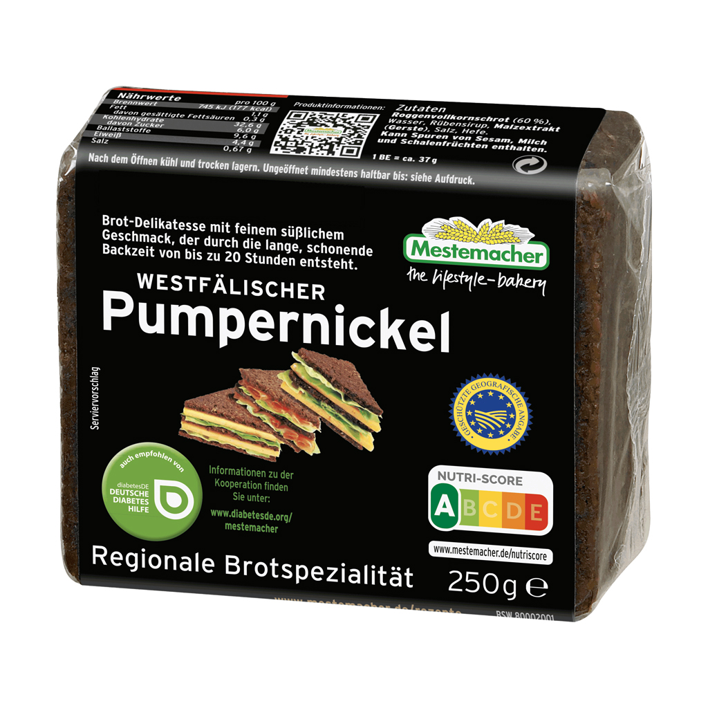 Mestemacher Westphalian Pumpernickel Bread 11/8.82oz - Image 2