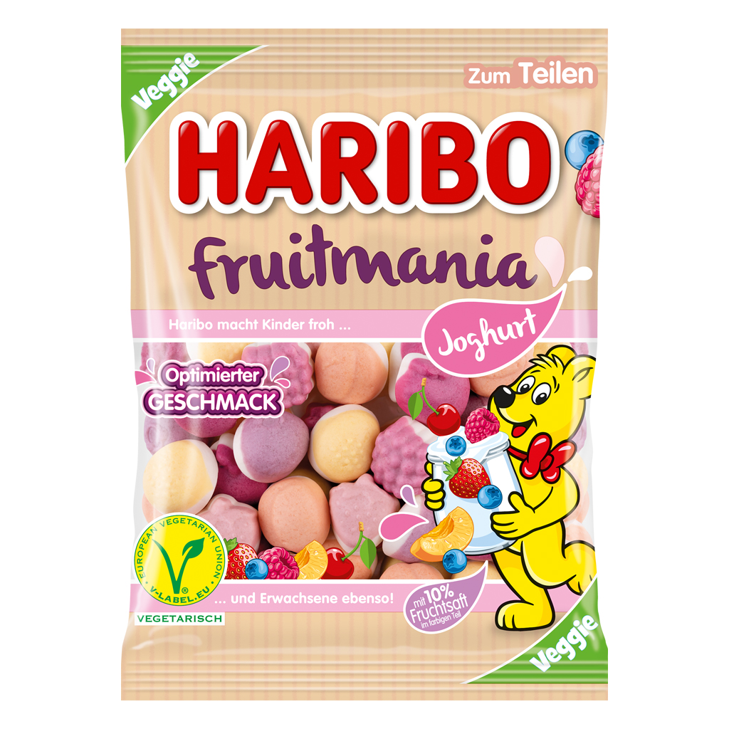 Haribo – Germany – Fruitmania Yogurt 14/5.64oz