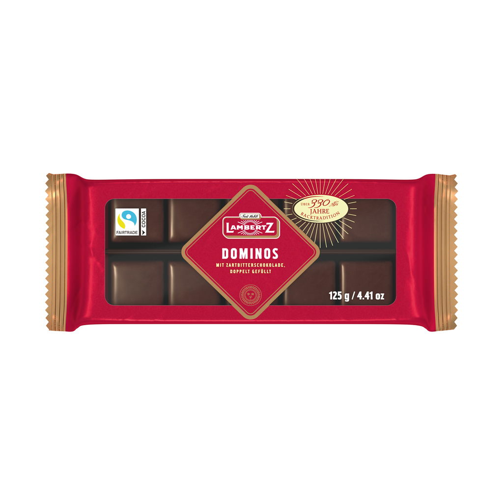 Lambertz Dominoes Dark Chocolate 35/4.41oz
