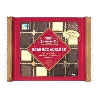 Lambertz Domino „Auslese“ Assortment Milk, Dark, White Chocolate Coating 24/7.05oz