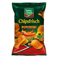 Funny-Frisch Chips Hot Peperoni Flavor 10/5.29oz