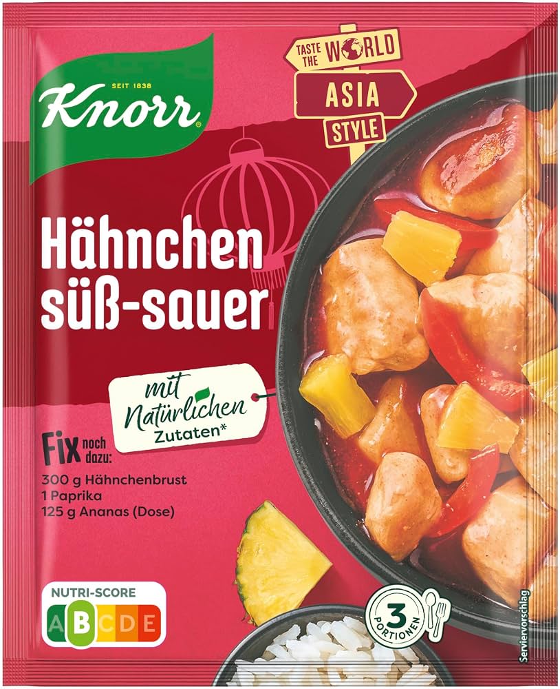 Knorr Seasoning Mix for Sweet & Sour Chicken Asia Style 20/2.15oz