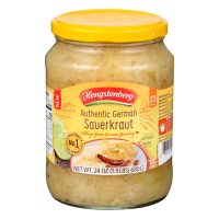 Hengstenberg Authentic German Sauerkraut Glass Jar 6/24oz