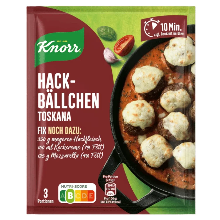 Knorr Seasoning Mix for Meatballs Tuscany Style 23/1.38oz