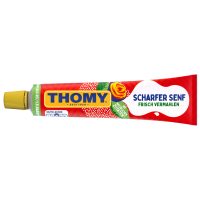 Thomy Hot Mustard in Squeeze Tube 12/7oz