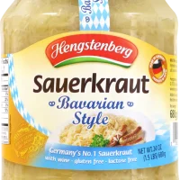 Hengstenberg Bavarian-Style Wine Sauerkraut Glass Jar 12/24oz