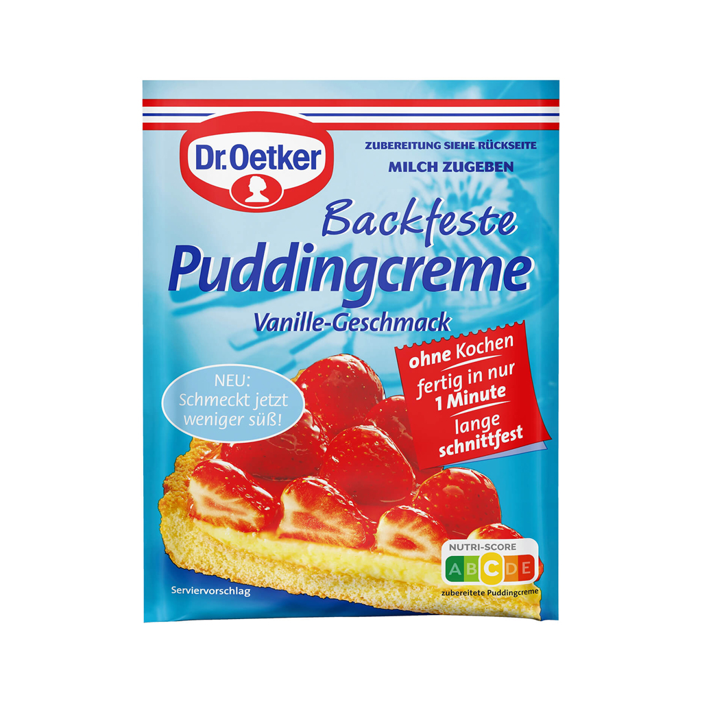 Dr. Oetker Bake-Proof Pudding Cream, Vanilla Flavor 16/1.23oz