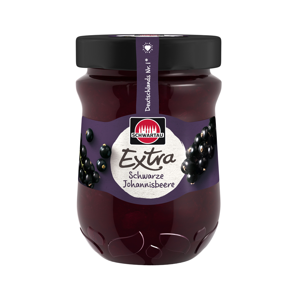 Schwartau Extra Black Currant Jam 8/12oz