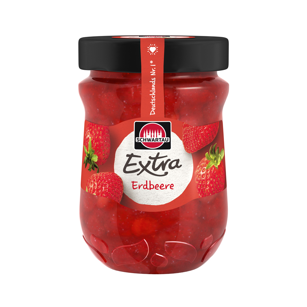 Schwartau Extra Strawberry Jam 8/12oz