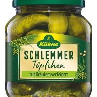 Kuehne Schlemmertopfchen Fine Gherkins 12/19.6oz