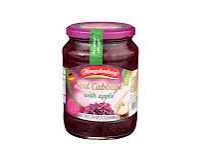 Hengstenberg Red Cabbage with Apples Glass Jar 12/24oz