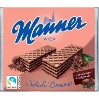 Manner Chocolate Brownie Wafer 16/2.54oz