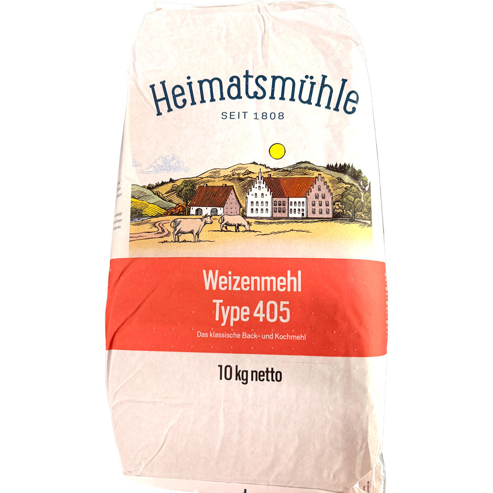 Heimatsmuhle Wheat Flour Type Weizenmehl 405 10kg Bag