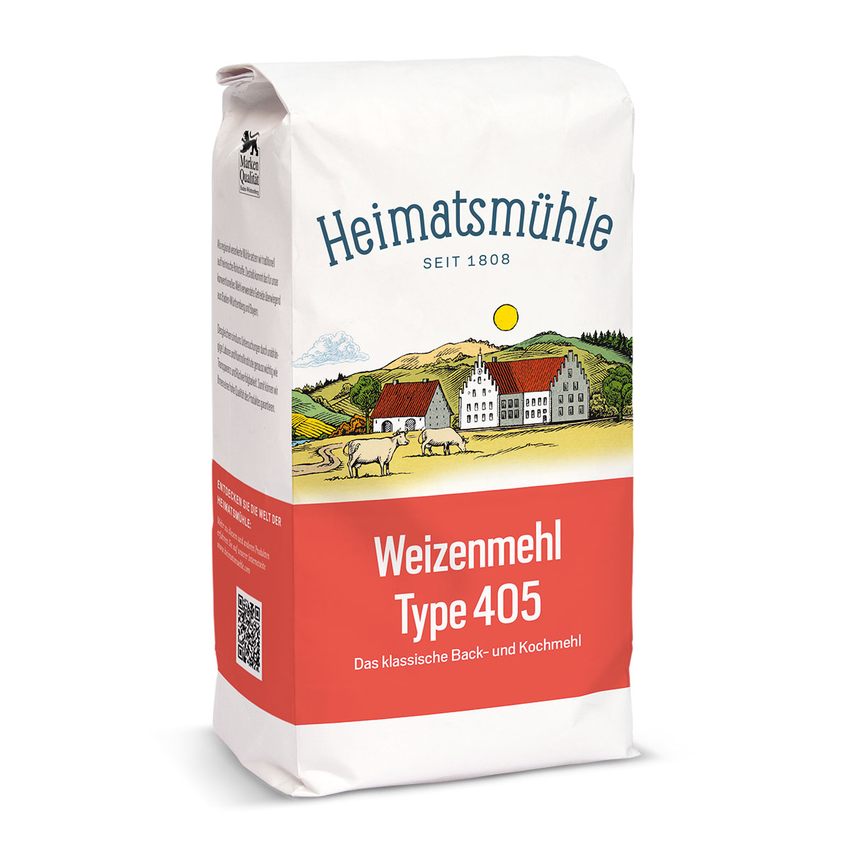Heimatsmuhle Wheat Flour Weizenmehl Type 405 10/1kg Bag