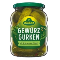 Kuehne Seasoned Pickles 12/24.35oz